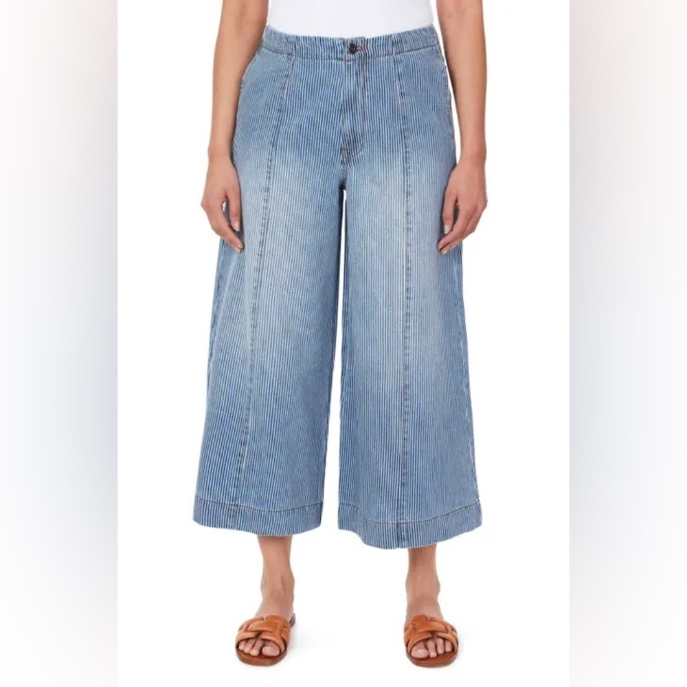 Kenzie High Rise Wide Leg Gaucho Jeans